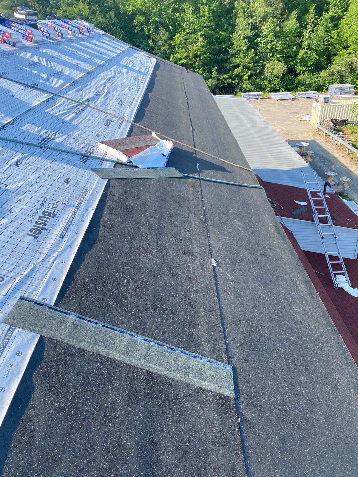 Waterprofing roofing